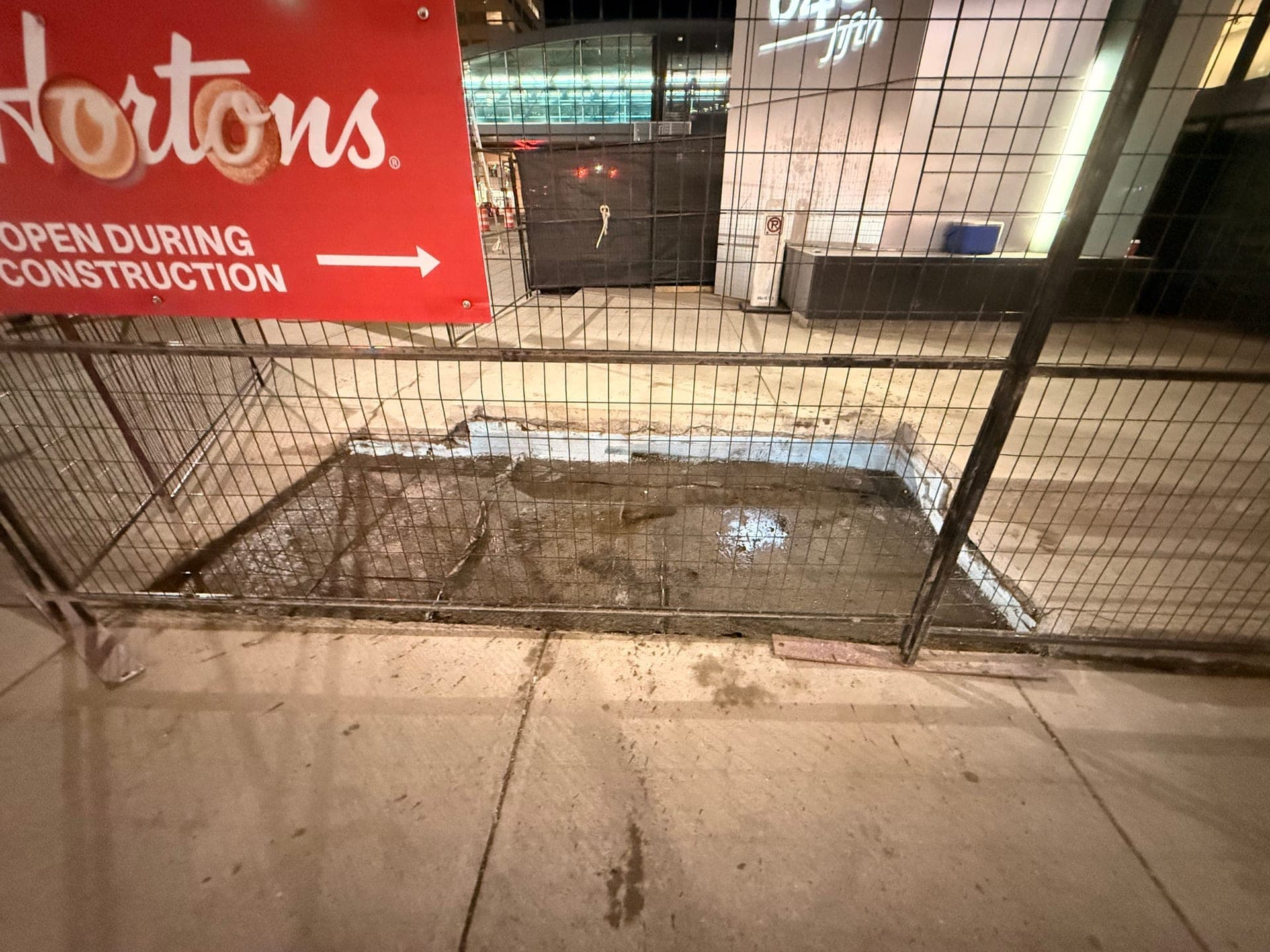 Commercial Concrete Demolition: Tim Hortons Interior Renovation at 640 Fifth Avenue SW, Calgary