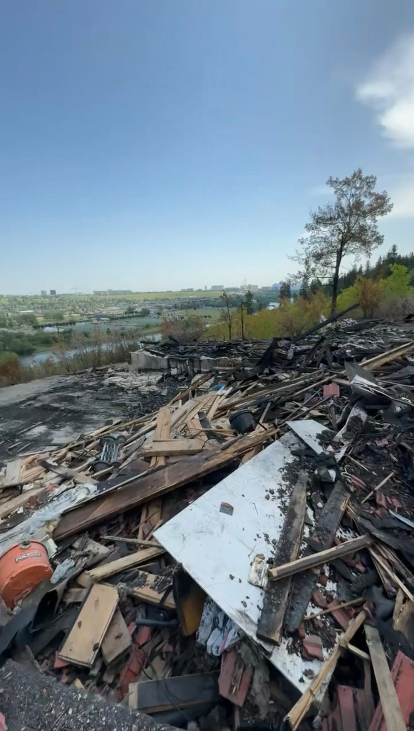 Residential Fire Damage Demolition – Short Road NW, Calgary - Image 2