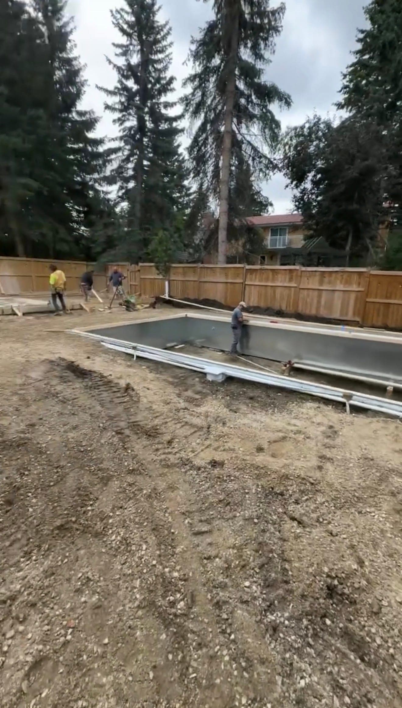 Residential In-Ground Pool Removal & Backyard Conversion – Calgary