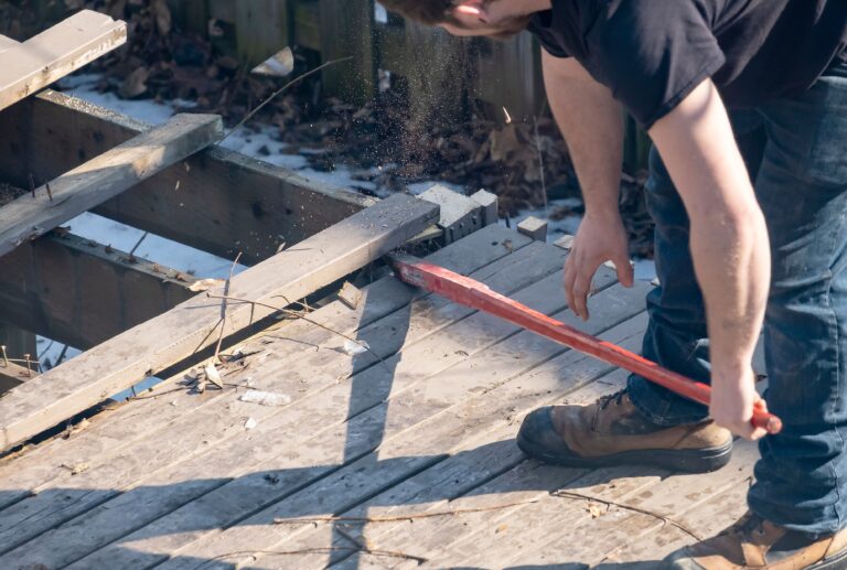 Deck Removal & Demolition Calgary